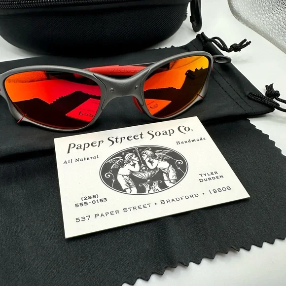 Paperstreetshade Fight Club Tyler Durden NEW Oliver Peoples 523 xmetal Brad Pitt - Picture 5 of 16